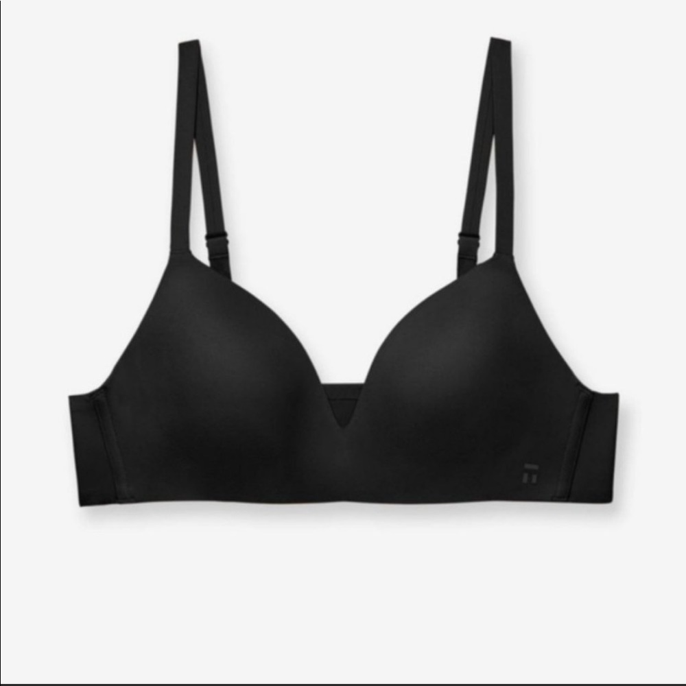 TOMMY JOHN Second Skin Lightly Lined Pullover Wireless Bra Black